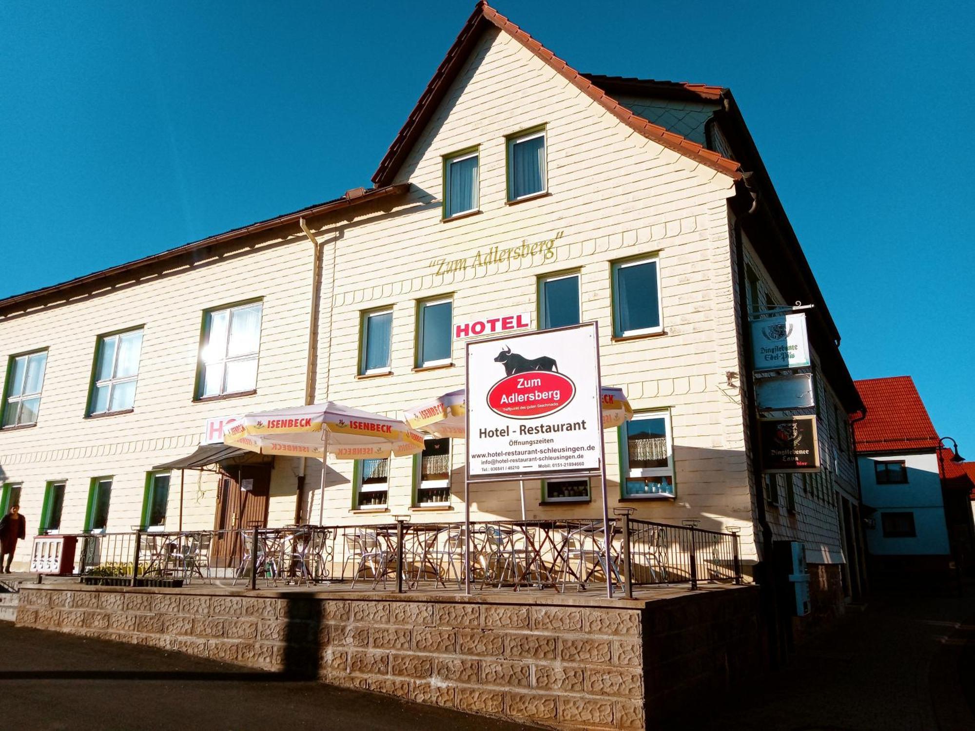Hotel & Restaurant Zum Adlersberg Schleusingen ภายนอก รูปภาพ